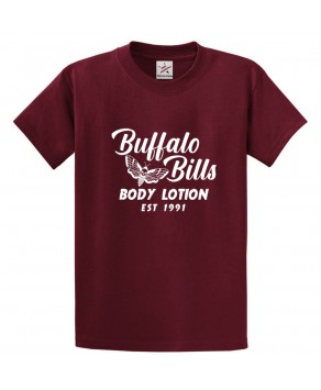 Buffalo Bills Body Lotion Est 1991 Butterfly Lambs 355 Horror Funny Unisex Kids & Adults T-Shirt									