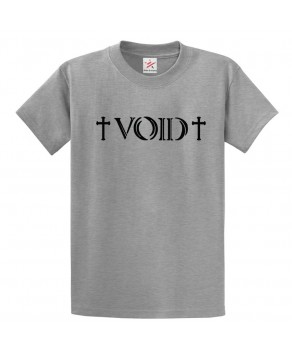 Void Cross Hardcore Punk Music Band Tee Unisex Kids & Adults T-Shirt									