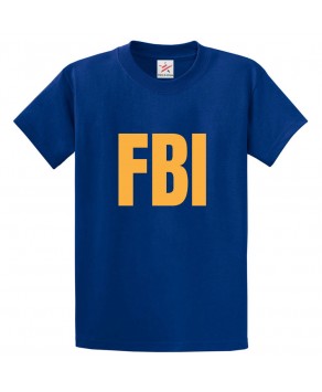 FBI Classic Novelty Unisex Kids and Adults T-Shirt