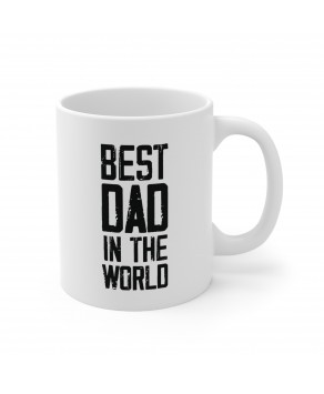 Best Dad In The World Ceramic Coffee Mug Dad Christmas Gift Greatest Dad Mug Father's Day Tea Cup