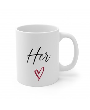 Her Ceramic Coffee Mug Wifey Boss Lady Christmas New Year Girlfriend Fiance Mother Tea Cup