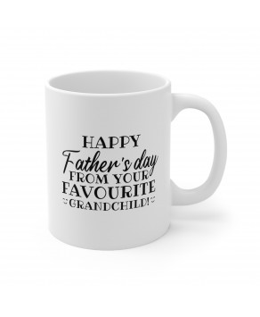 Happy Father's Day From Your Favourtie Grandchild Coffee Cup Grandfather Ceramic Tea Mug