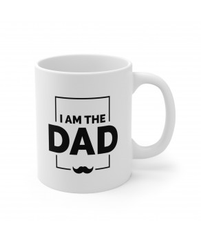 I Am The Dad Ceramic Coffee Cup Cute Fathers Day Christmas New Year Tea Mug