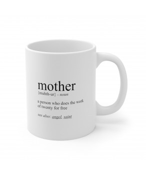 Mother Noun Angel Saint Mothers Day Loving Caring Christmas New Year Ceramic Coffee Mug