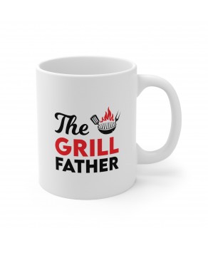 The Grill Father Funny Camping Dad Ceramic Coffee Mug Fathers Day Tea Mug