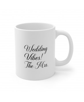 Wedding Vibes The Mrs Tea Cup His Her Bridal Shower Thoughtful Ceramic Coffee Mug