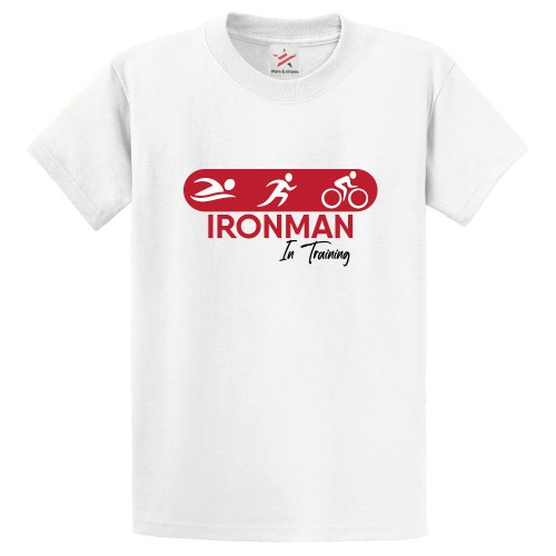 ironman in training t shirt