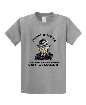 Throught People Your Mind Is Under Attack Use It For Loose It! Empowerment  Mechanism Graphic Print Style Unisex Kids & Adult T-Shirt