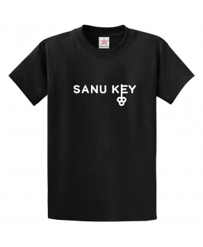 Sanu Key Desi Punjabi Funny Print Unisex Adult & Kids Crew Neck T-Shirt									