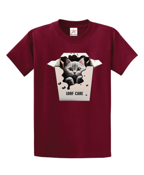 Cat Comeig Out From Box Unisex Kids and Adults T-Shirt