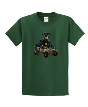 012 Future Police Classic Unisex Kids And Adults T-Shirt