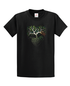 Aromantic Heart Tree Of Life Unisex Kids And Adults T-Shirt