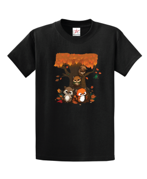 Autumn Friends Unisex Kids And Adults T-Shirt