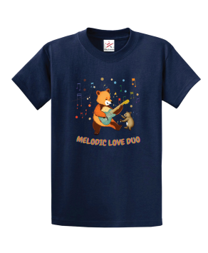 Bear And Fox Unisex Kids And Adults T-Shirt