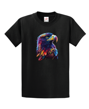 Beautiful Colorful Eagle Unisex Kids and Adults T-Shirt