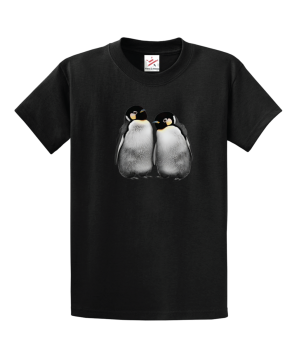 Couple Of Penguins Unisex Kids And Adults T-Shirt