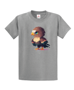 Cute Kwaii Little Eagle Unisex Kids and Adults T-Shirt