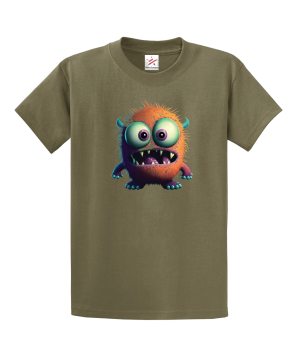 Cute Monster Unisex Kids And Adults T-Shirt