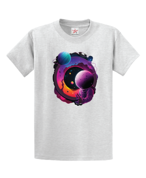 Deep Space Galaxies Between Us Unisex Kids and Adults T-Shirt