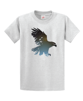 Eagle Silhouette Unisex Kids and Adults T-Shirt