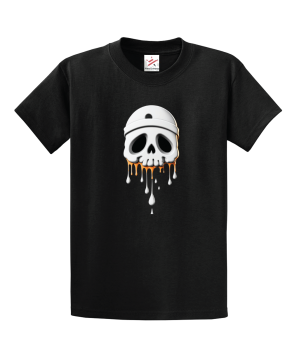 Emo Skull Unisex Kids And Adults T-Shirt