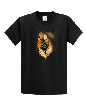 Feather and Gold Unisex Kids And Adults T-Shirt