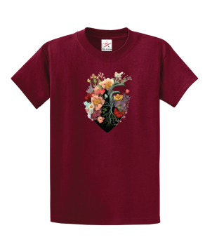 Flower Heart Spring By Tobe Fonseca Unisex Kids And Adults T-Shirt