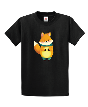 Fox Feelin Cute Unisex Kids And Adults T-Shirt