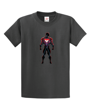 Heartbeat Pulse Line With A Superhero Unisex Kids and Adults T-Shirt