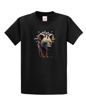 Holy Art Hyena (With Background) Unisex Kids And Adults T-Shirt