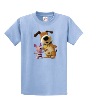 Kipper the dog and arnold pig Unisex Kids And Adults T-Shirt