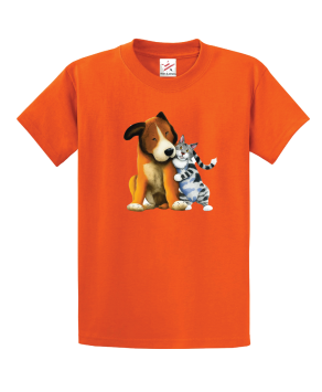 Kipper the dog and tiger Unisex Kids And Adults T-Shirt