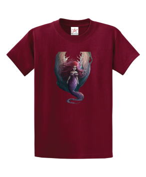 Mermaids Are Real Graphic Unisex Kids and Adults T-Shirt