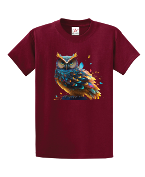 Mystic Owl K4 Unisex Kids and Adults T-Shirt