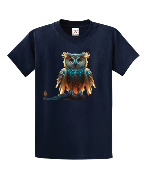 Mystic Owl K2 Stylish Look Unisex Kids and Adults T-Shirt
