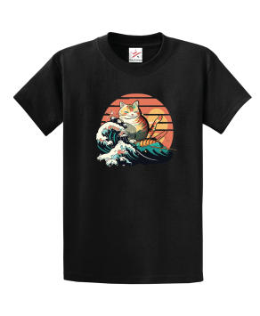 Neko Sushi Unisex Kids and Adults T-Shirt