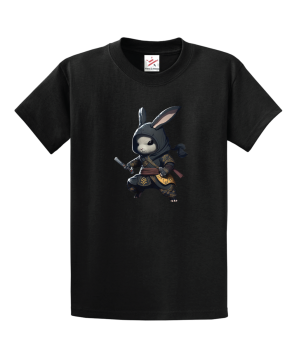 Ninja Bunny Rabbit Unisex Kids And Adults T-Shirt