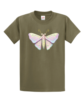 Pastel Moth Unisex Kids And Adults T-Shirt