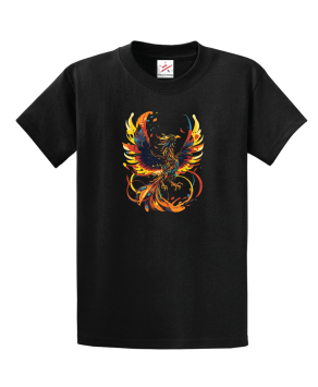 Phoenix Vector Art Design Unisex Kids And Adults T-Shirt