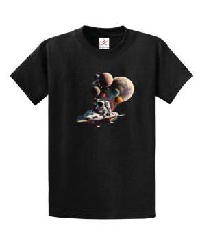 Space Travel Unisex Kids And Adults T-Shirt