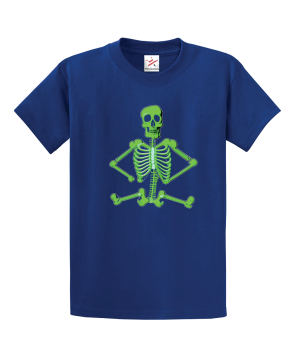 Spinal Nigel's Green Skeleton Unisex Kids and Adults T-Shirt