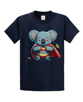 Superhero Koala Unisex Kids and Adults T-Shirt