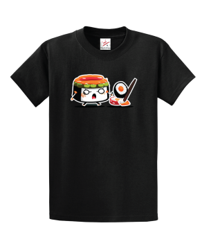 Sushi Addict Essential Unisex Kids and Adults T-Shirt