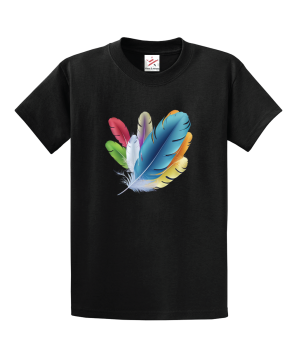 The floating feather Unisex Kids And Adults T-Shirt