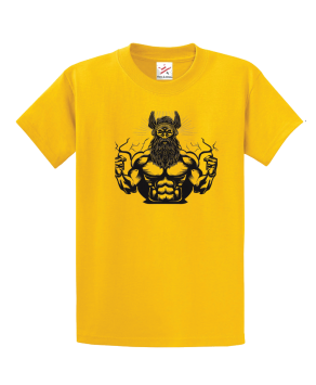 Zeus Flex - Powerful Greek God Lightning Unisex Kids And Adults T-Shirt
