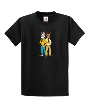 Aftur And Buster Unisex Kids And Adults T-Shirt