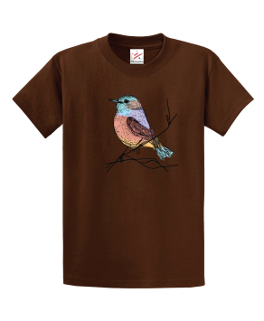 Bird Isolated Unisex Kids And Adults T-Shirt