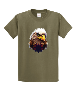 Colorful Eagle Unisex Kids and Adults T-Shirt