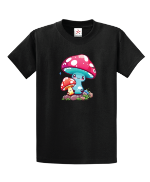 Cute Mushroom LwiththeT Unisex Kids And Adults T-Shirt