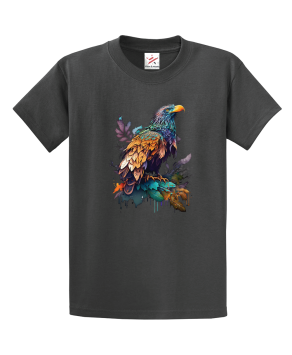 Colored Eagle Unisex Kids and Adults T-Shirt